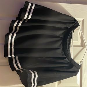 Black, anime skirt, plus sized, LX, used